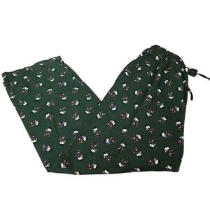 Polo Ralph Lauren Criquet Bear Print Lounge Pants Cotton Pajama Bottoms Medium‎